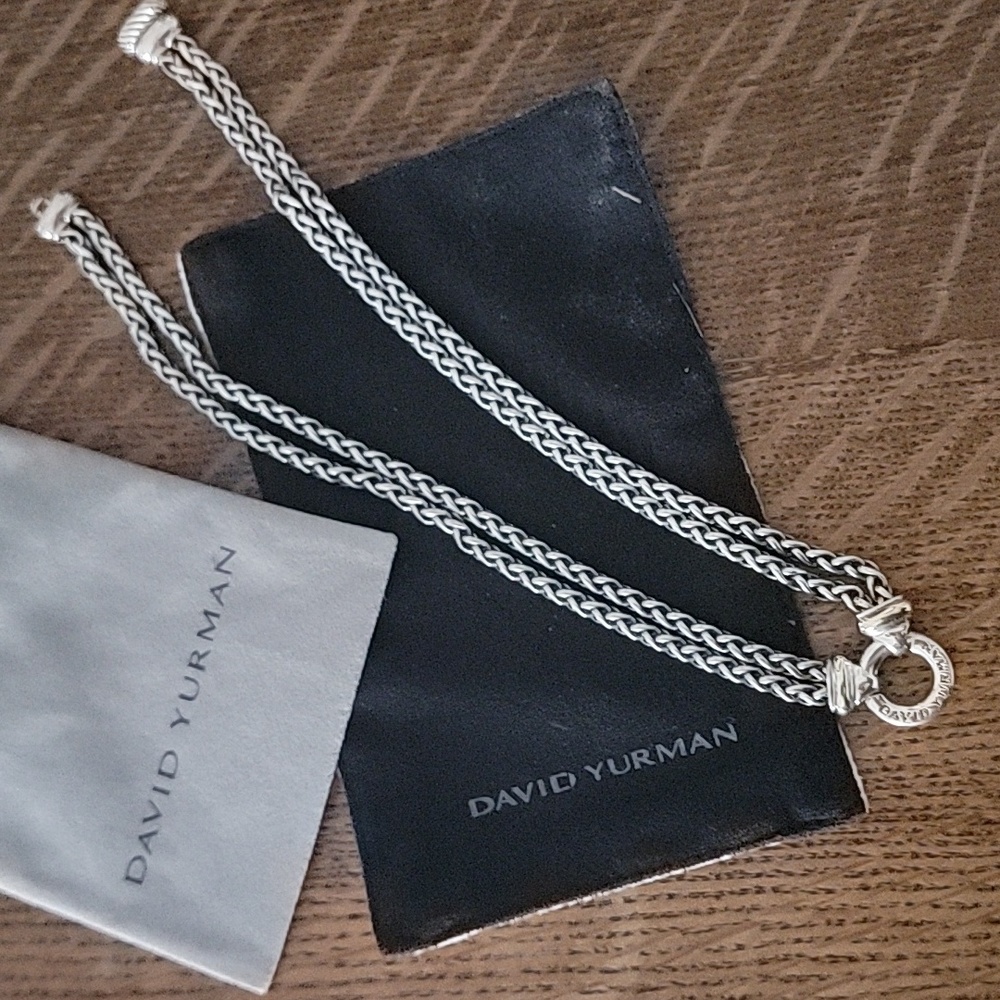David Yurman 16" Double Wheat Chain